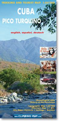 Wandelkaart trekkingmap Cuba - Pico Turquino | Climbing-map