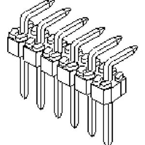 Molex Male header (standaard) Aantal rijen: 1 901210123 1 stuk(s) Tray