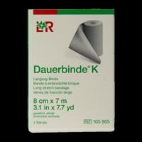 Dauerbinde K elastische zwachtel 7m x 8cm 1 Stuks