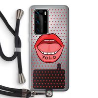 Yolo Denise: Huawei P40 Pro Transparant Hoesje met koord