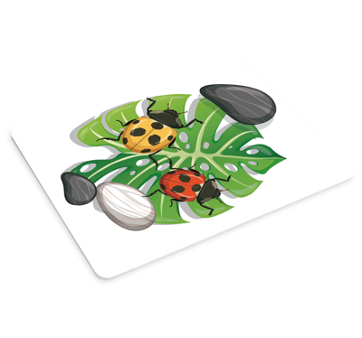 Cartoon monstera meer muismatten