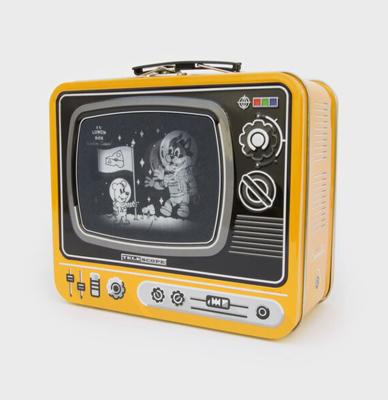 TV Broodtrommel - Maanlanding met Geanimeerd Lenticulair Scherm