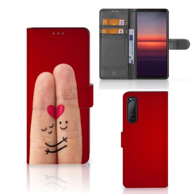 Sony Xperia 5II | Wallet Case | met Pasjes | Liefde - Origineel Romantisch Cadeau