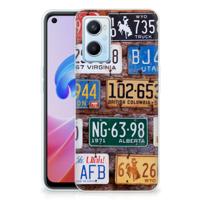 OPPO A96 | OPPO A76 | Siliconen hoesje | met foto Kentekenplaten
