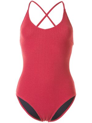Duskii maillot de bain Margot nervuré - Rose