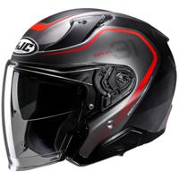 HJC RPHA-31 Kouv, Jethelm of scooter helm, Mat zwart Rood