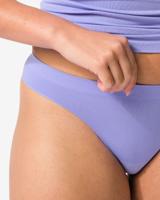 140 Dameshipster Naadloos Micro Blauw (blauw)