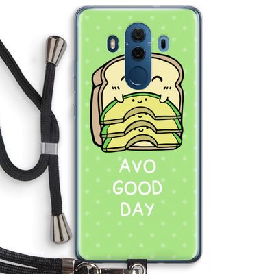 Avo Good Day: Huawei Mate 10 Pro Transparant Hoesje met koord