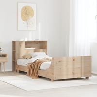 Bedframe zonder matras massief grenenhout 90x190 cm