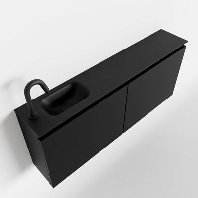 Toiletmeubel Mondiaz Ture | 120 cm | Meubelkleur Urban | Eden wastafel Urban Links | 1 kraangat