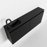 Toiletmeubel Mondiaz Ture | 120 cm | Meubelkleur Urban | Eden wastafel Urban Links | 1 kraangat
