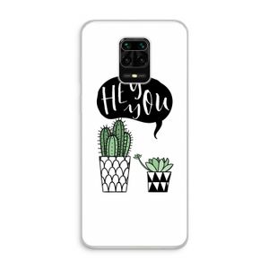 Hey you cactus: Xiaomi Redmi Note 10 Lite Transparant Hoesje