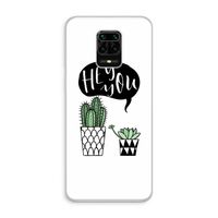 Hey you cactus: Xiaomi Redmi Note 10 Lite Transparant Hoesje