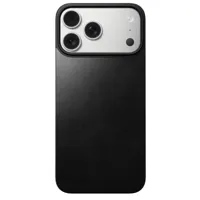 Nomad Horween lederen back iPhone 17 Pro Max - Black Nomad Horween lederen back iPhone 17 Pro Max - Black