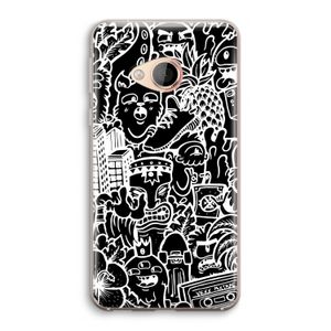 Vexx Black Mixtape: HTC U Play Transparant Hoesje