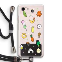 Happy bento friends: Pixel 3 Transparant Hoesje met koord