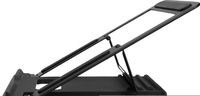 Mobiparts Laptop Stand Holder Metal - Black - thumbnail