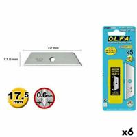 Lemmet Olfa 17,5 mm (5 Onderdelen) (6 Stuks)