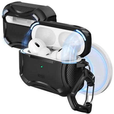 AirPods Pro 3 Cyber Tough Magnetic Case - Black AirPods Pro 3 Cyber Tough Magnetic Case - Black