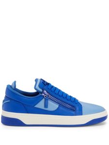 Giuseppe Zanotti baskets GZ94 à design colour block - Bleu