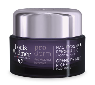 Louis Widmer Proderm Nachtcrème Rijke Textuur ZP 50ml