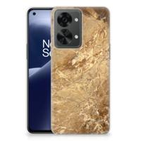 OnePlus Nord 2T | TPU | Siliconen hoesje | Marmer Creme