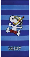 Snoopy handdoek 70 x 140 cm blauw