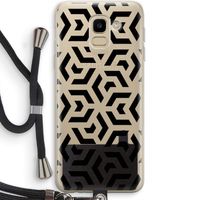 Crazy pattern: Samsung Galaxy J6 (2018) Transparant Hoesje met koord
