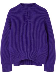 Jil Sander pull en laine - Bleu