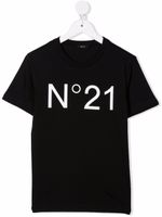 Nº21 Kids t-shirt à logo imprimé - Noir