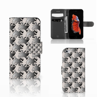 Apple iPhone 6 | 6s | Telefoonhoesje | Met pasjeshouder | Salamander Grey