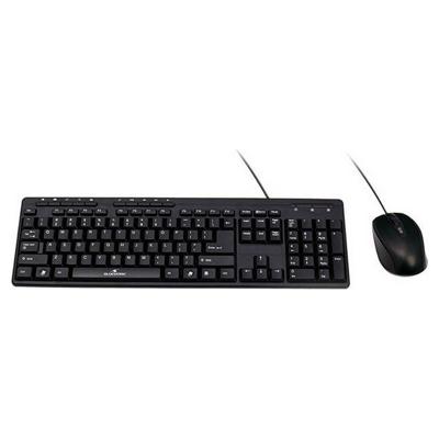 Toetsenbord en muis Bluestork BSPACKFIRSTII Zwart Frans AZERTY