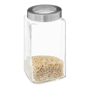 5Five voedsel voorraadpot MIRO met draaideksel - glas - 2L - 11 x 23 cm - weckpot