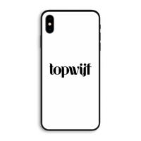 Topwijf Wit: iPhone XS Max Biologisch afbreekbaar hoesje