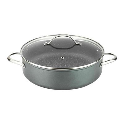 Kookpot met Deksel Fagor Grijs Ø 28 cm Gehard aluminium