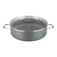 Kookpot met Deksel Fagor Grijs Ø 28 cm Gehard aluminium