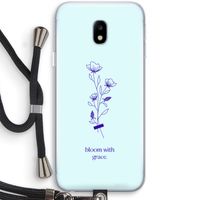 Bloom with grace: Samsung Galaxy J3 (2017) Transparant Hoesje met koord