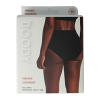 Boody Menstruatieondergoed tailleslip zwart normaal/hevi 1 Stuks