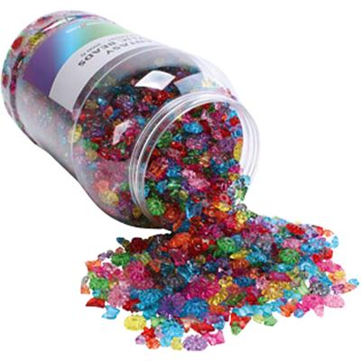 Creativ Company Emmer met plastic kralen, diverse kleuren, 3000 gr/ 1 doos