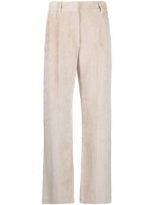 Brunello Cucinelli pantalon en velours côtelé à coupe ample - Tons neutres