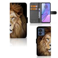 Motorola Edge 40 | Telefoonhoesje | Met pasjeshouder | Leeuw