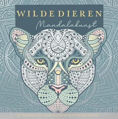 Kleurboek Wilde dieren - mandalakunst