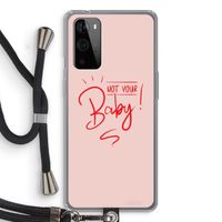 Not Your Baby: OnePlus 9 Pro Transparant Hoesje met koord