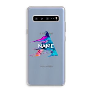 Abstract Spectrum: Samsung Galaxy S10 5G Transparant Hoesje