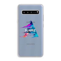Abstract Spectrum: Samsung Galaxy S10 5G Transparant Hoesje