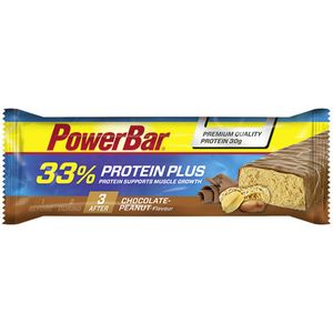 Powerbar Protein plus 33% bar chocolade pinda 10 x 90 gram