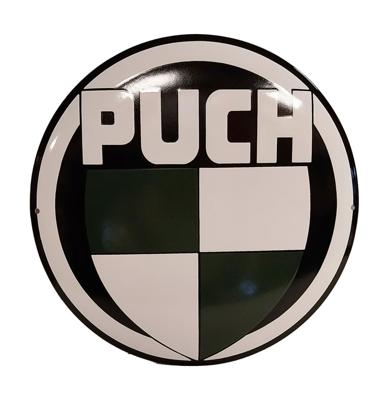 Puch Logo Emaille Bord - Ø40cm