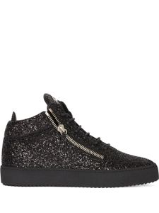 Giuseppe Zanotti baskets mi-montantes Kriss à paillettes - Noir