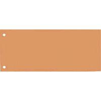 Scheidingsstrook Oxford smal 240x105mm 190gr oranje 100 stuks