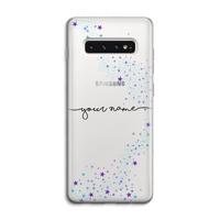 Sterren: Samsung Galaxy S10 4G Transparant Hoesje